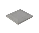 CHAPEAU 40X40 PLAT 1/2 PENTE GRIS